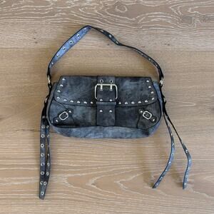 No brand Studded Shoulder bag in Gray and Silver